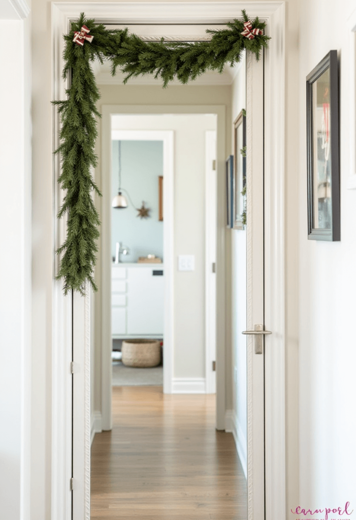 Holiday Accents on Mirrors