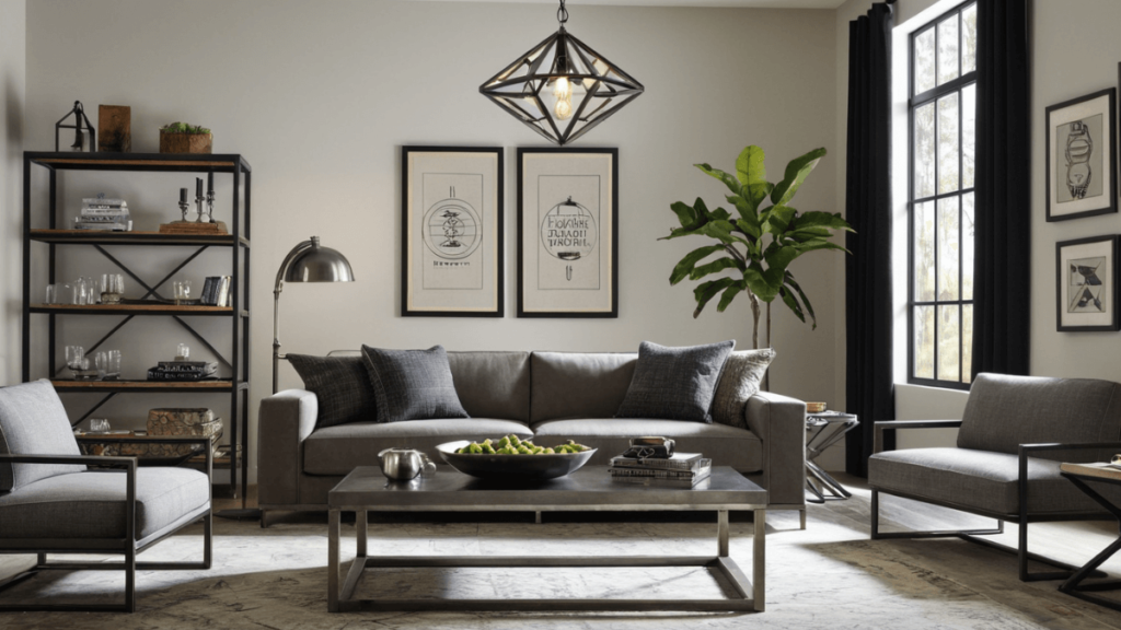 13 Industrial Living Room Ideas