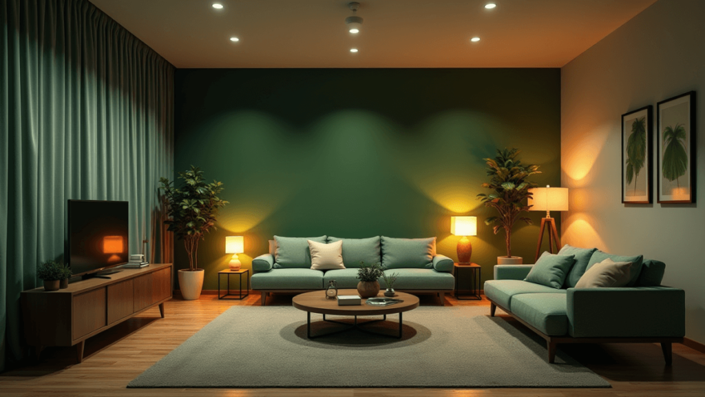 15 Green Living Room Designs for a Calm Vibe