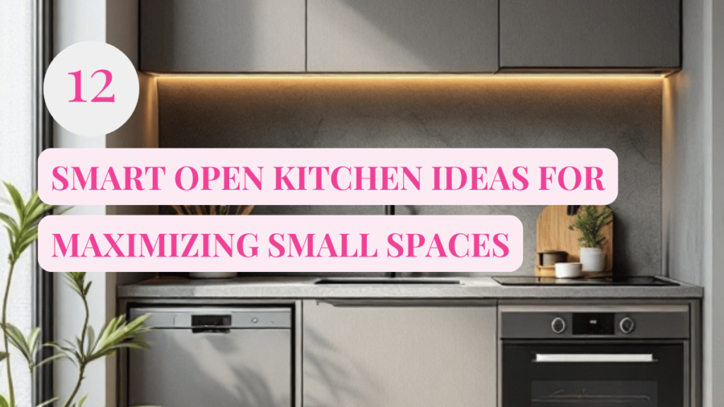 12 Smart Open Kitchen Ideas for Maximizing Small Spaces