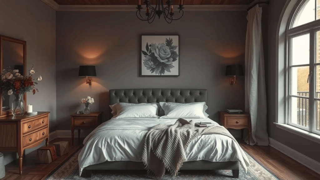 10 Essentials for Creating a Romantic Moody Bedroom